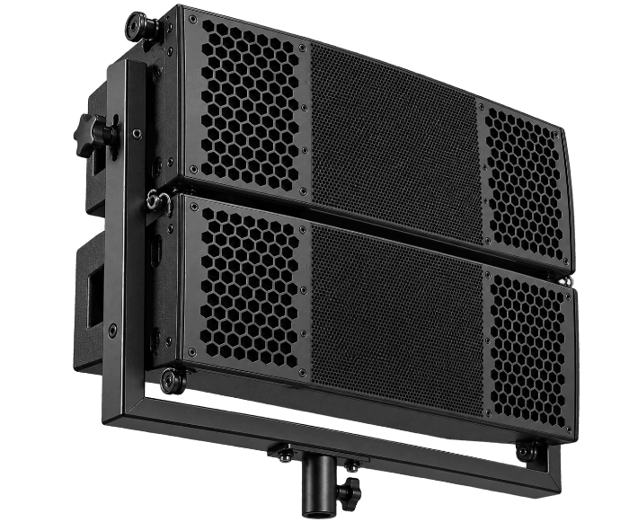 Stacked line array speakers