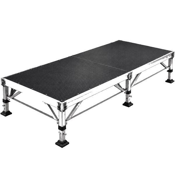 Portable aluminum stage platform